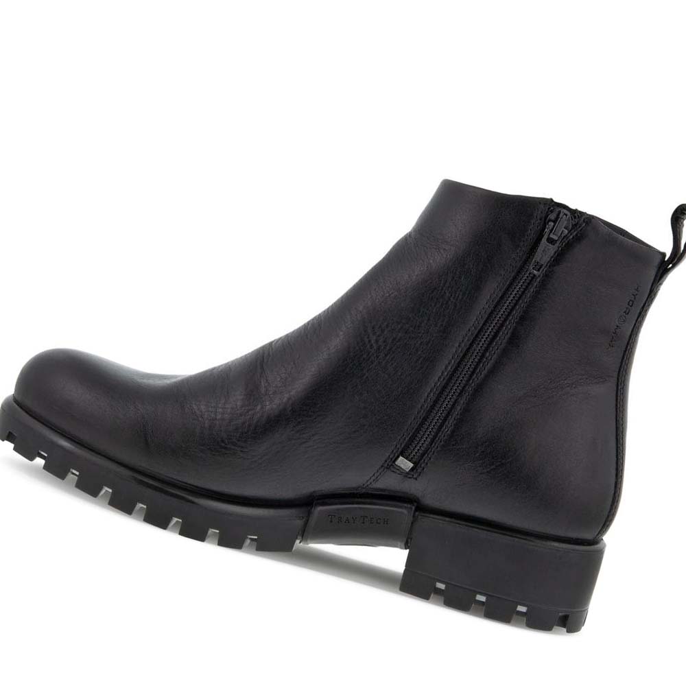 Women's Ecco Modtray Ankle Boots Black | USA 14NWY